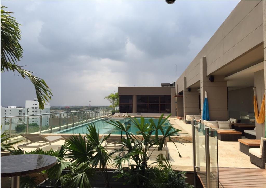 Ghl Hotel Montería Extérieur photo Rooftop pool at the hotel